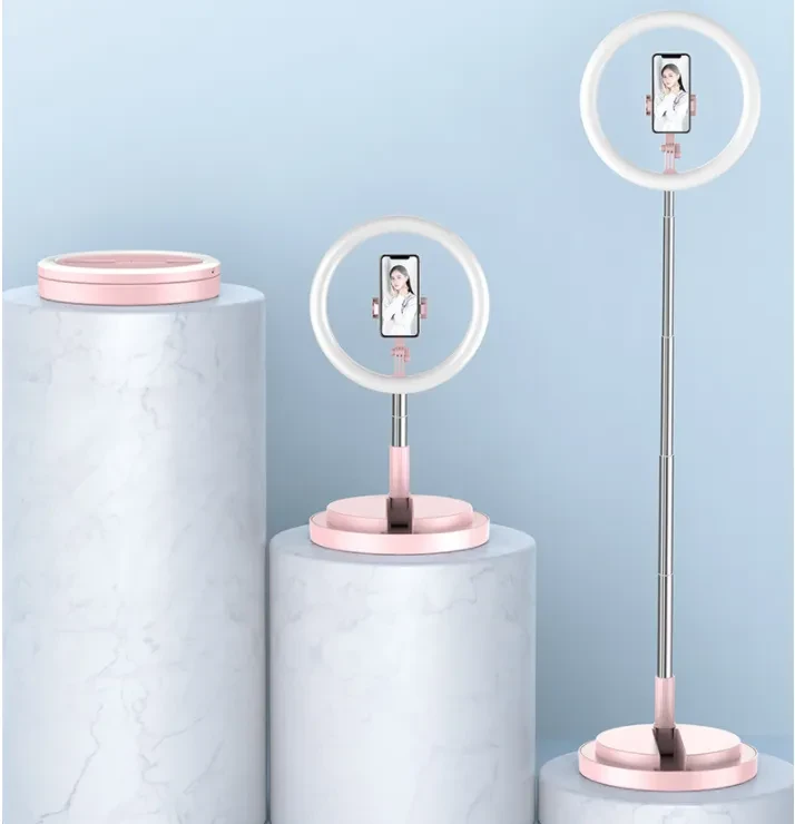 Adjustable Folding Fill Light Bracket for Live Streaming & Photography