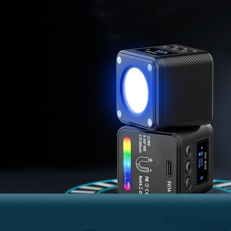 Mini Magnetic RGB Camera Fill Light for Studio & Outdoor Shoots