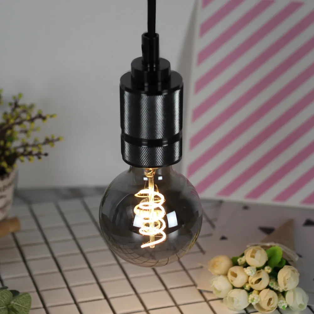 Vintage G80 Spiral Filament LED Bulb with Dimmable 360° Glow