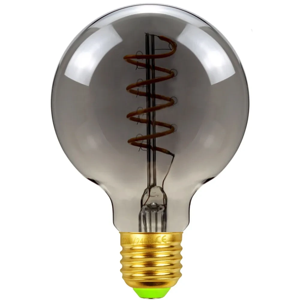 Vintage G80 Spiral Filament LED Bulb with Dimmable 360° Glow