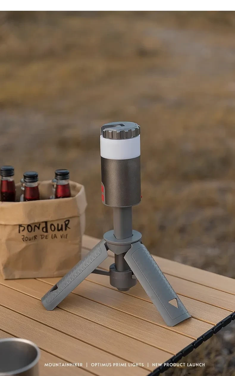 Rechargeable Outdoor LED Light with Foldaway Bracket for Camping