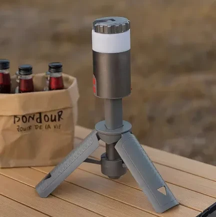 Rechargeable Outdoor LED Light with Foldaway Bracket for Camping