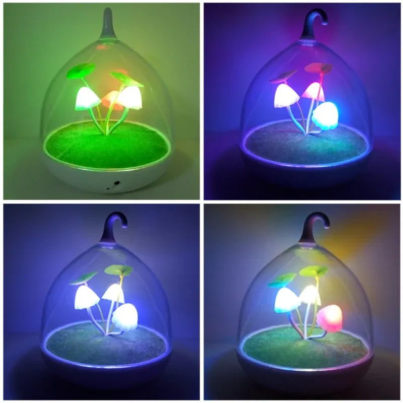 Smart Touch Mushroom Table Lamp for Bedroom & Warm Ambience