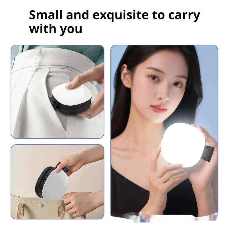 Mini Magnetic Selfie Fill Light for Mobile Photography & Makeup