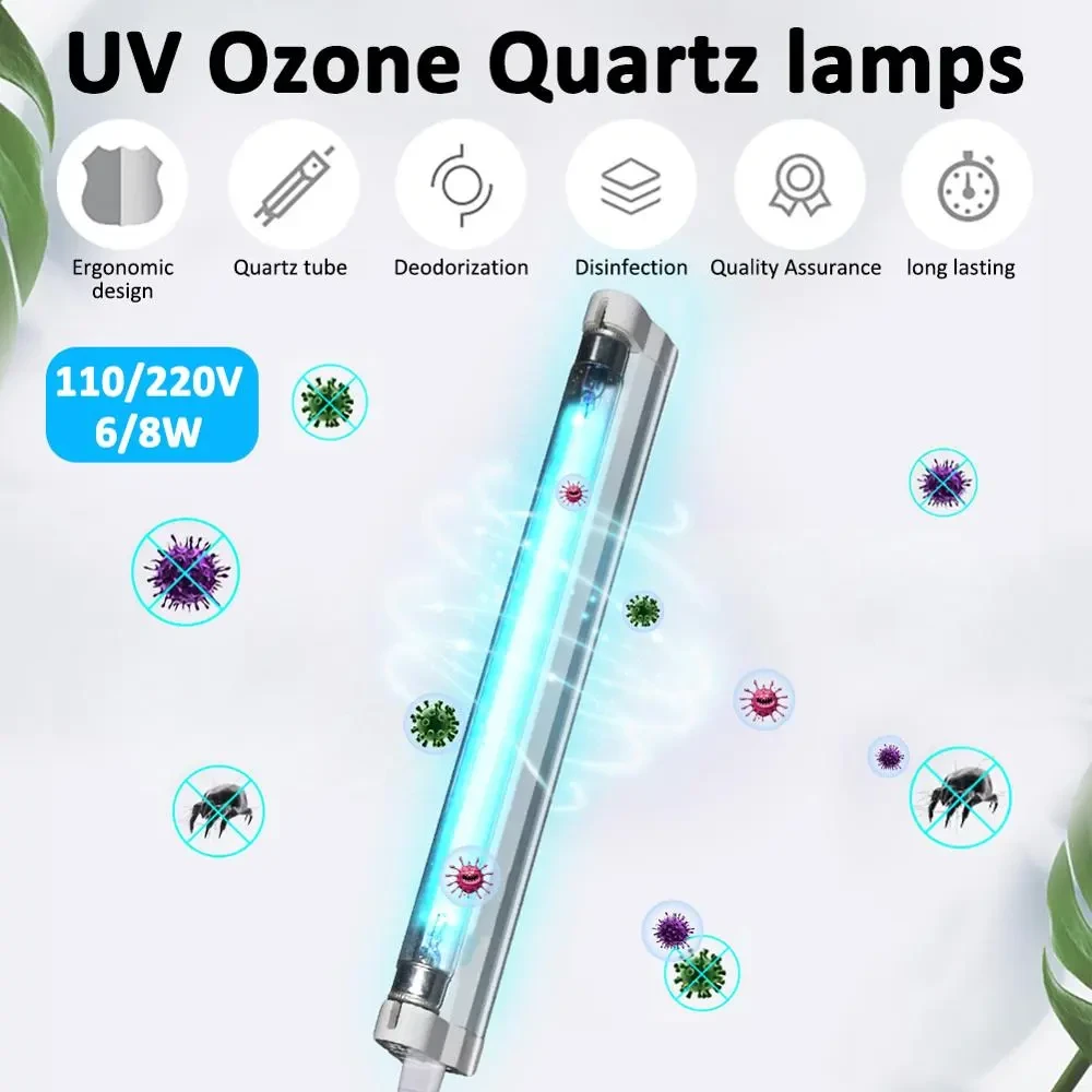 UV-C Germicidal Disinfection Lamp for Home Air & Surface Sterilization