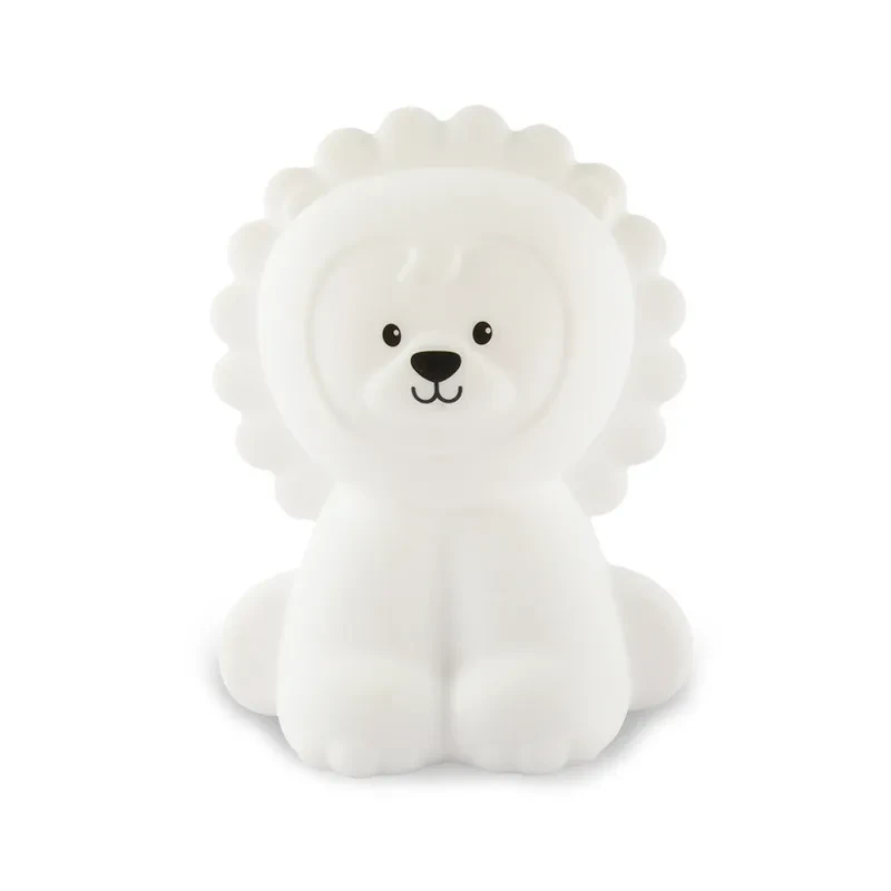 Lion-Shaped Color-Changing LED Night Lamp for Bedroom Ambience