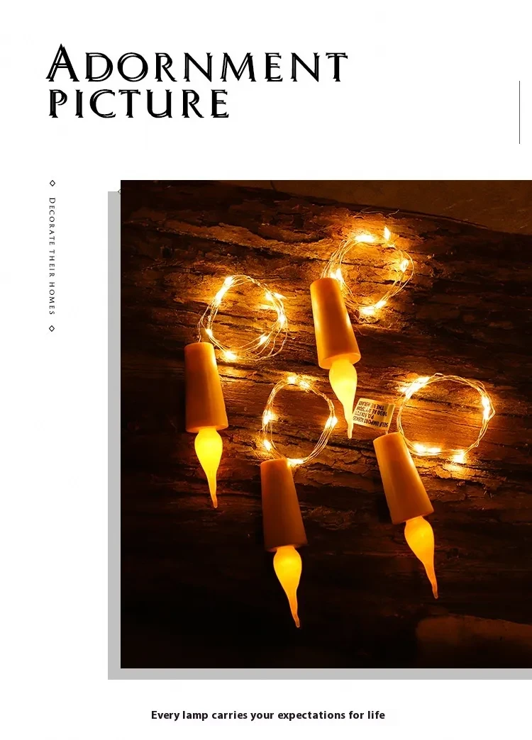 Colourful LED Copper Wire Light Strip for Bottles, Flowers & Gifts