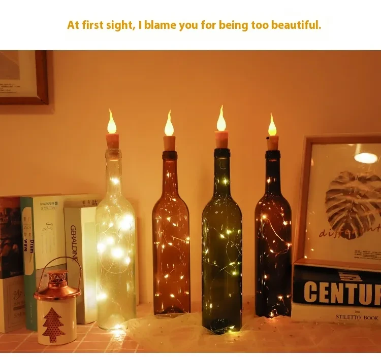 Colourful LED Copper Wire Light Strip for Bottles, Flowers & Gifts