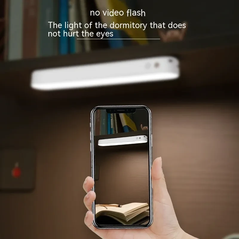 Rechargeable Eye-Care LED Desk Lamp with Adjustable Brightness