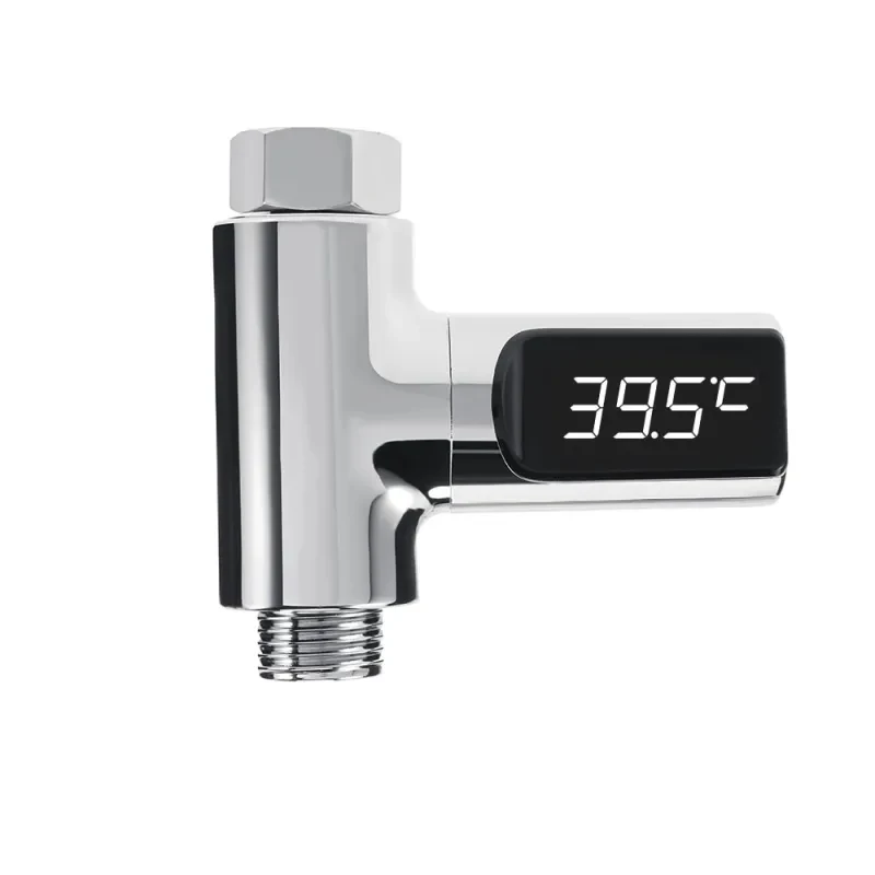 LED Shower Thermometer with Digital Temperature Display