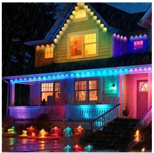 Smart RGB Eaves Light IP67 Outdoor Color Changing LED System