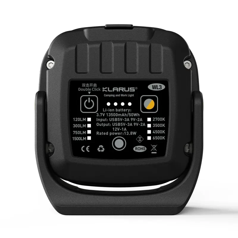 Klarus LED Outdoor Camp Light 1500 Lumen Portable Atmosphere Lamp