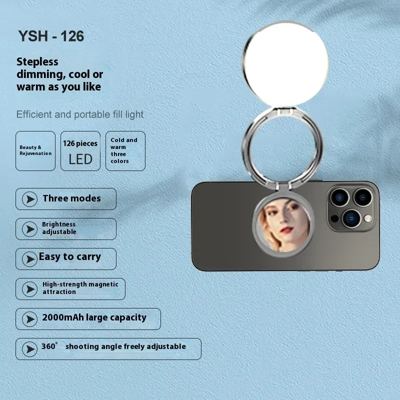 Magnetic Mobile Phone Fill Light Magsafe Mini LED Photography Lamp