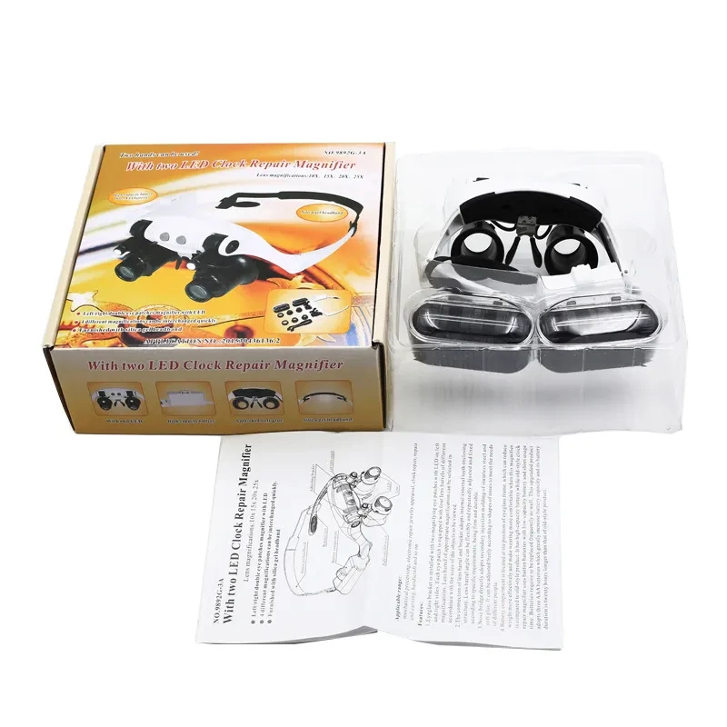 Magnifying Glass LED Light 10X–25X Vision Tool