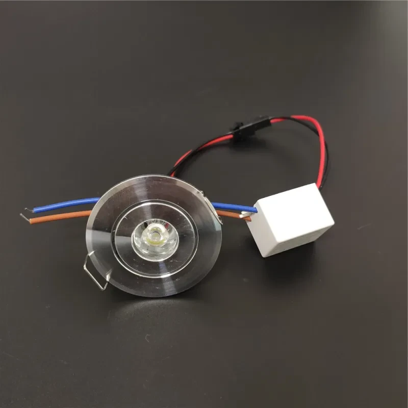 Mini LED Spot Light 1W Embedded Bull Eye Display Cabinet Lamp