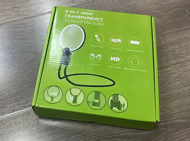 3X LED Magnifying Light Acrylic Lens Desk Beauty Inspection Lamp