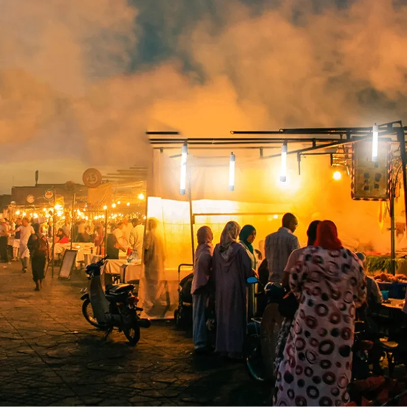 Rechargeable Night Market Stall LED Light Adjustable Emergency Torch