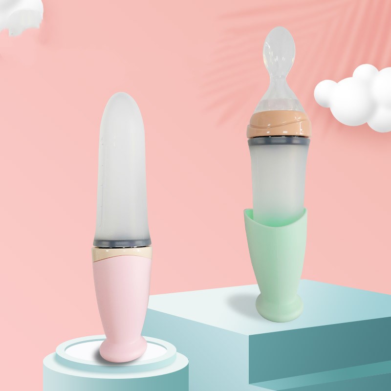 Silicone Baby Food Dispensing Spoon