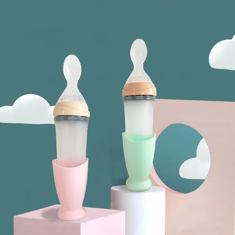 Silicone Baby Food Dispensing Spoon