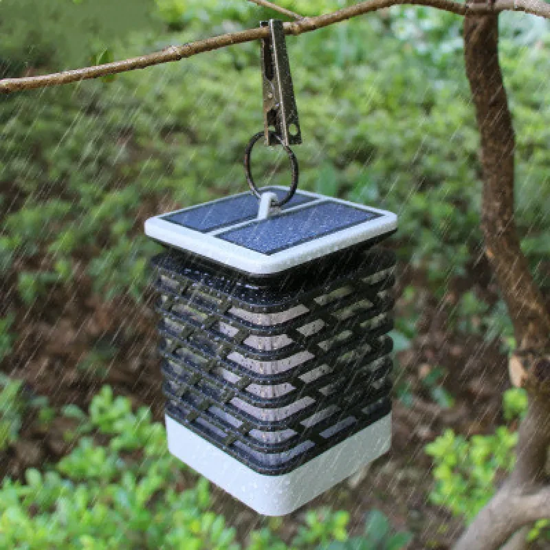 Solar Garden Landscape Flame Light LED Outdoor Decor Glow