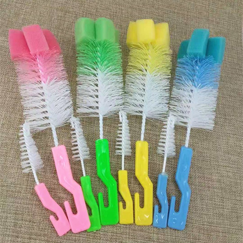 2-in-1 Baby Bottle & Nipple Cleaning Brush Set