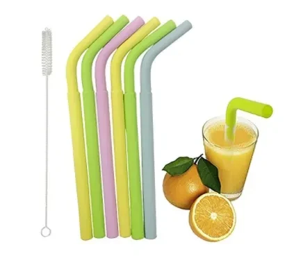 Silicone Biting Straw for Autism