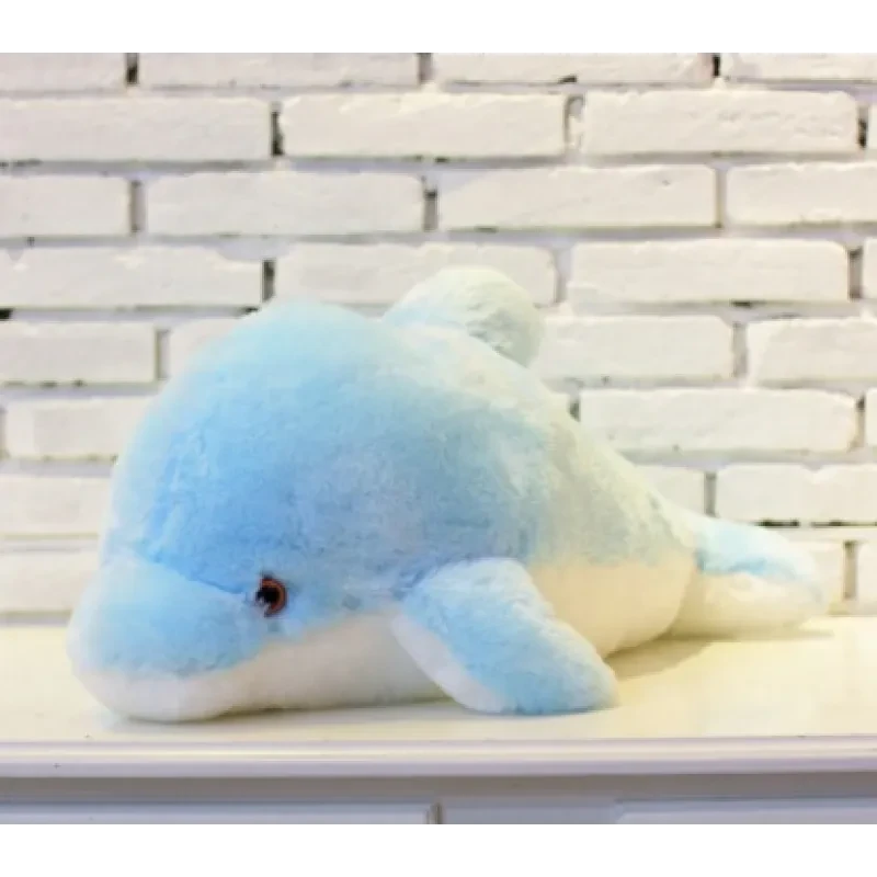 Colorful Glowing Dolphin Plush Toy