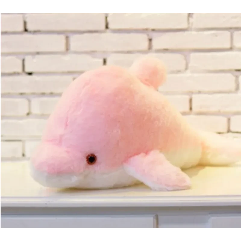 Colorful Glowing Dolphin Plush Toy