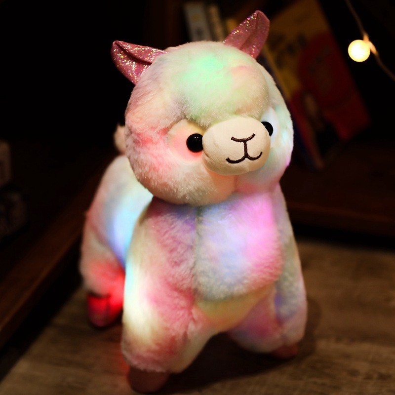 Glowing Alpaca Plush Toy