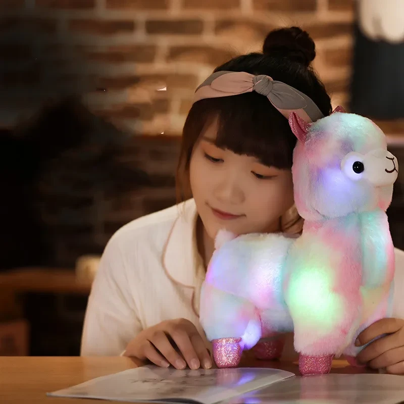 Glowing Alpaca Plush Toy