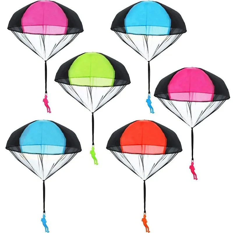 Hand Throwing Mini Soldier Camouflage Parachute Toy
