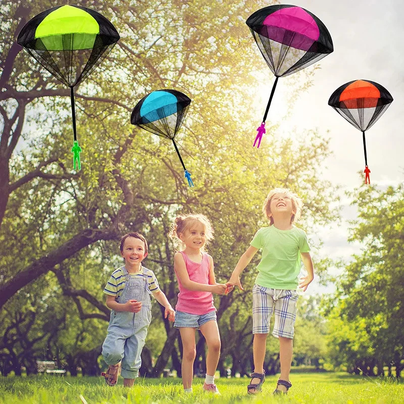 Hand Throwing Mini Soldier Camouflage Parachute Toy