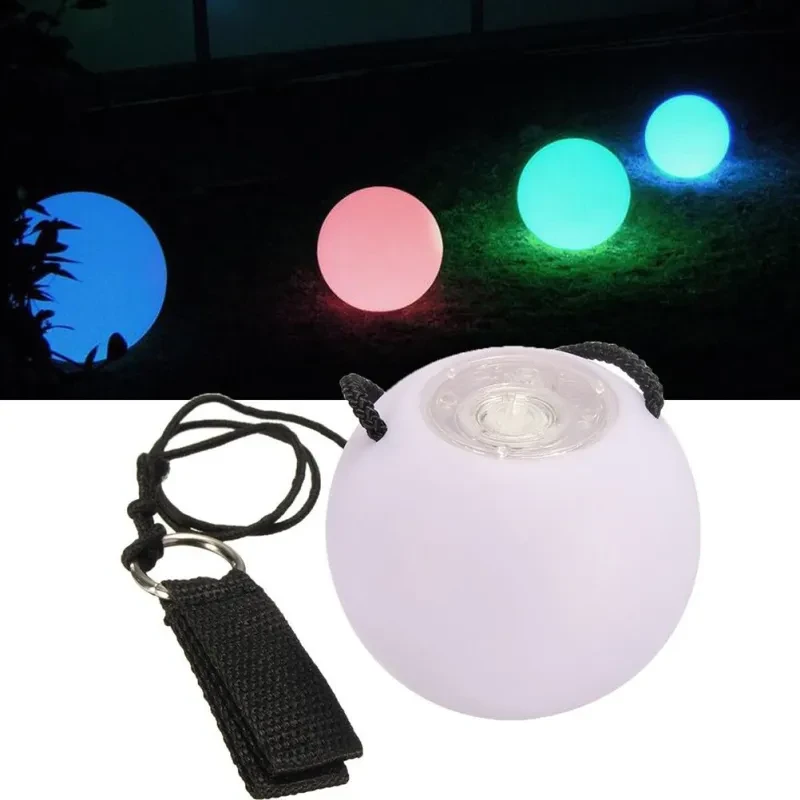 LED Glow Poi Balls – 9-Mode Light-Up Spinning Balls for Beginners & Pros