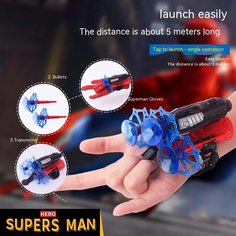 Kids Superhero Web Launcher Toy Set