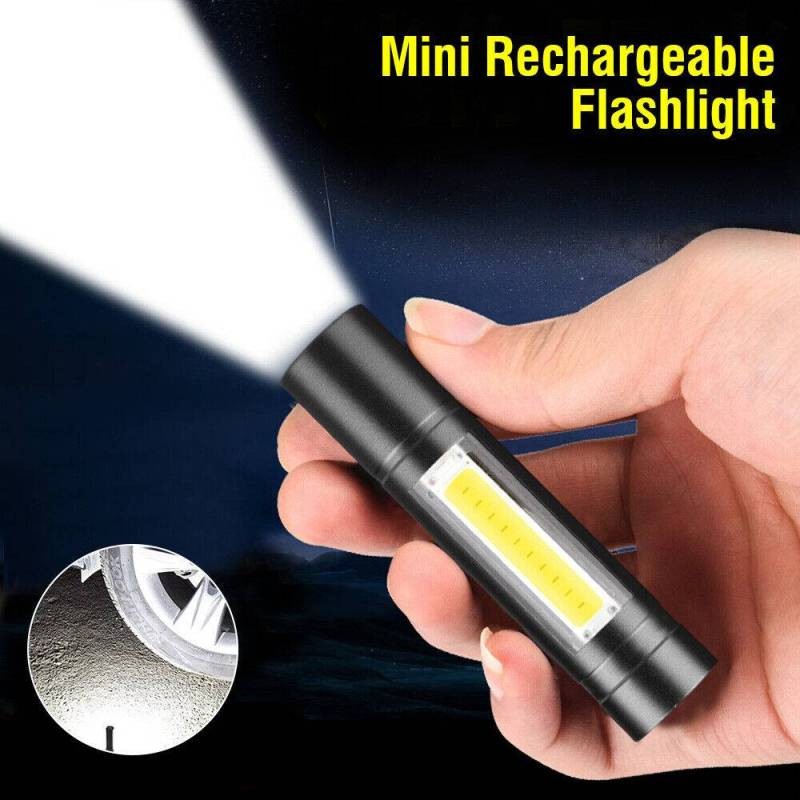 Super Bright Mini COB LED Flashlight