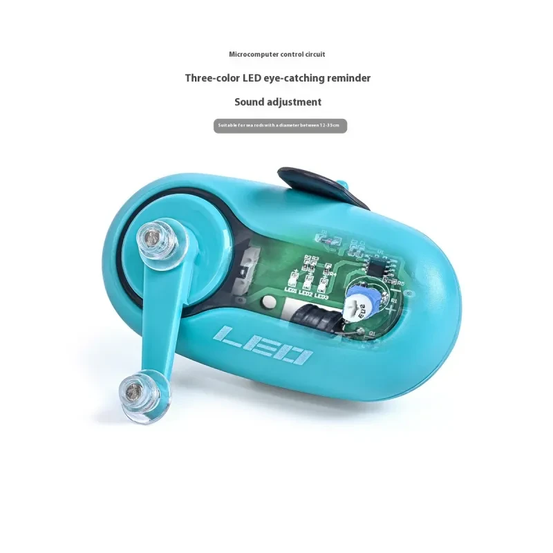 High Sensitivity Automatic Night Fishing Rod Alarm with LED Signal Induction