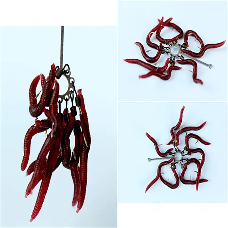 Fishy Red Worm Bionic Bait