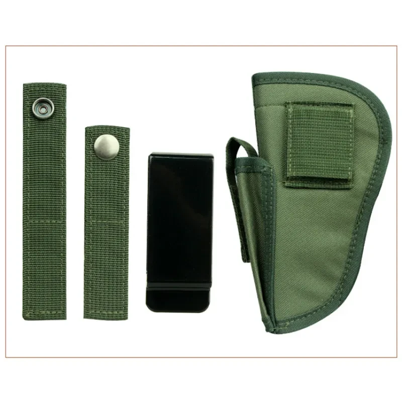Universal Tactical Holster – Outdoor Nylon Pistol Pouch for Belt or MOLLE Gear