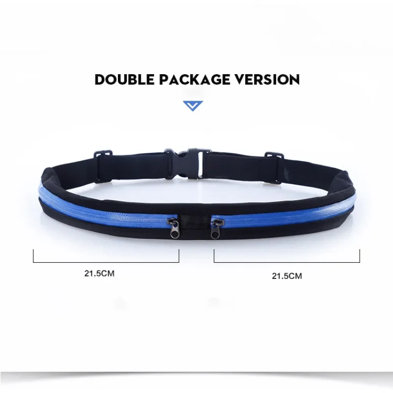 Multifunctional Anti-Theft Running Waist Bag – Invisible Sports Pocket with Waterproof Zipper