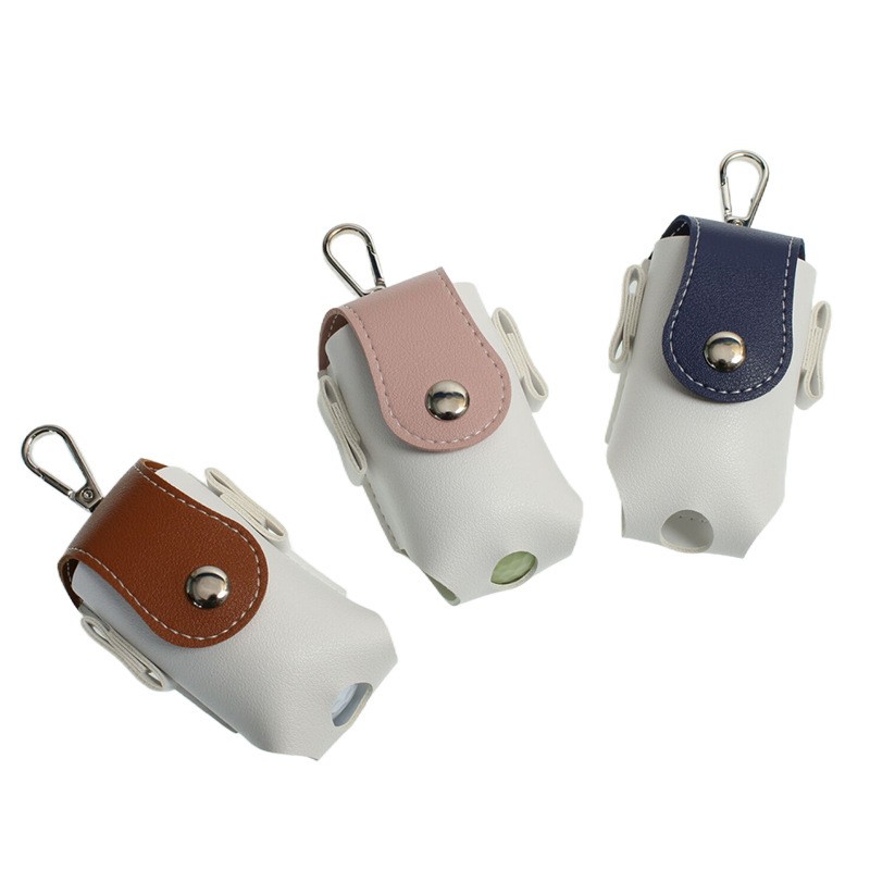Mini PU Leather Golf Ball Bag – Portable Tee Holder & Ball Storage Pouch with Waist Clip