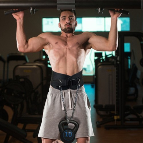Weightlifting Dip Belt for Pull-Ups & Dips – Heavy-Duty Nylon Weight-Bearing Belt for Gym, Bodybuilding, and Strength Training