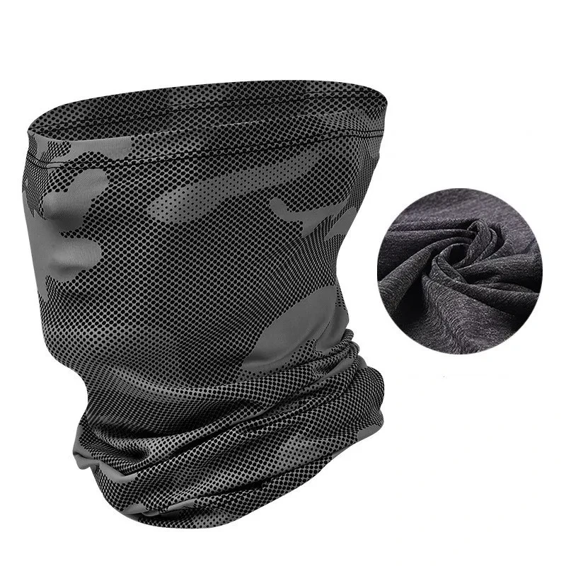 Ice Silk Thermal Sports Neck Gaiter – Unisex Face Cover, Bandana Scarf, Ski Mask, Tube Scarf for Winter Outdoor Sports