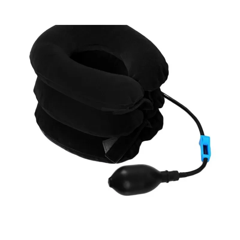 Portable Three-Layer Cervical Traction Device – Adjustable Neck Stretcher for Pain Relief, Home Use & Travel