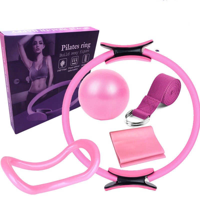 6-Piece Yoga Pilates Circle Set – Full-Body Fitness Equipment for Pilates, Yoga, Core Training & Strength Workouts