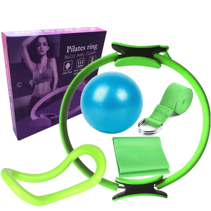 6-Piece Yoga Pilates Circle Set – Full-Body Fitness Equipment for Pilates, Yoga, Core Training & Strength Workouts