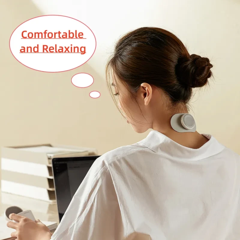 Pocket Cervical Spine Massager – Portable Low-Frequency Pulse Neck & Shoulder Massage Patch with USB Charging