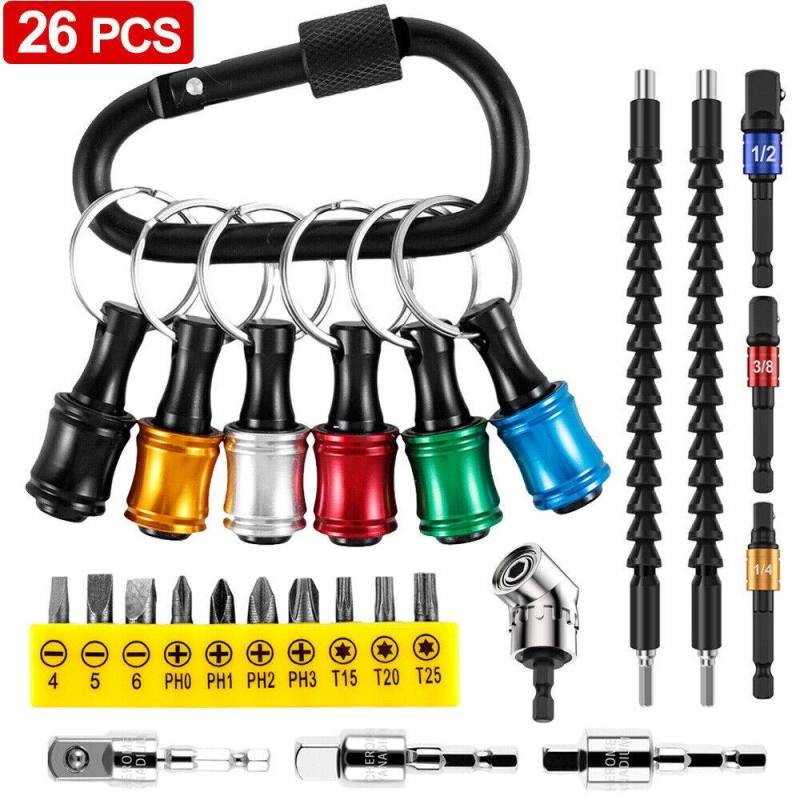 26PCS Drill Bit Extension Set