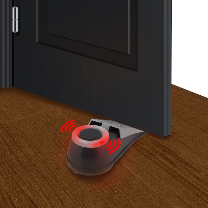 Hotel Door Stopper with Flashing Alarm β Portable Anti-Burglary Security Wedge for Home & Travel