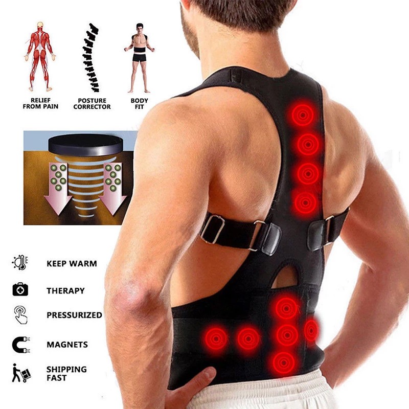 Kyphotone Back Posture Corrector – Adjustable Shoulder & Back Support Brace for Improved Posture & Spinal Alignment