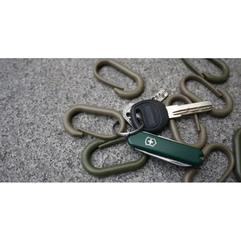 Plastic Oval Hanging Buckle Carabiner – DIY Backpack Accessories Clip Hook